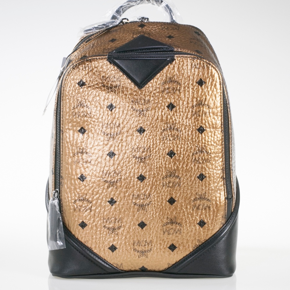MCM Duke Visetos Small Backpack